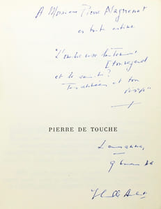 Pierre de touche.