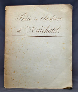 Précis de l’histoire de Neuchâtel.