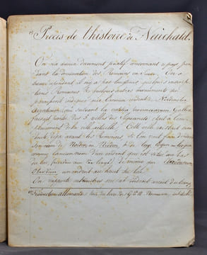Précis de l’histoire de Neuchâtel.. Anonyme: