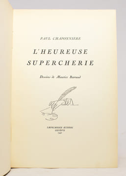 L’heureuse supercherie.. CHAPONNIERE Paul: