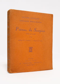 I: Poèmes de la soif* - Une nuit chez les Aïssaous - II: Poèmes du Scorpion (Poèmes de la soif) **. Poèmes du Scorpion - Grains de sable.. ...