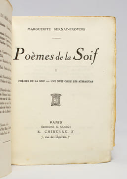 I: Poèmes de la soif* - Une nuit chez les Aïssaous - II: Poèmes du Scorpion (Poèmes de la soif) **. Poèmes du Scorpion - Grains de sable.. ...