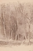 Verdures de la nuit - Les grandes journées de printemps - Testament du Haut-Rhône - Office des morts - Tendres campagnes. Une page manuscrite de Maurice Chappaz et les cinq dessins de Gérard de Palézieux reproduits par les maîtres-imprimeurs Roth & Sauter à Lausanne. par CHAPPAZ Maurice: - Image 11
