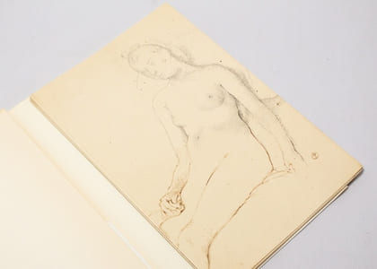 Verdures de la nuit - Les grandes journées de printemps - Testament du Haut-Rhône - Office des morts - Tendres campagnes. Une page manuscrite de Maurice Chappaz et les cinq dessins de Gérard de Palézieux reproduits par les maîtres-imprimeurs Roth & Sauter à Lausanne.