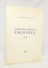 Edmond-Henri Crisinel, 1897-1948.. [CRISINEL Edmond-Henri] Collectif: