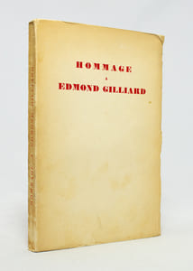 Hommage à Edmond Gilliard.
