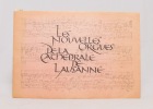 Les nouvelles orgues de la Cathédrale de Lausanne. Remise solennelle des neuves orgues au 13e jour de novembre 1955.. LANDRY Charles-François; OGUEY ...