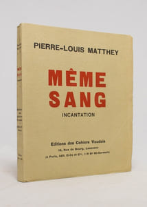 Même sang. Incantation.