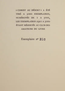 Christ au désert.