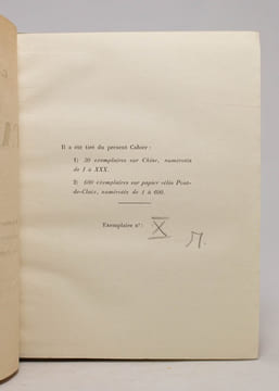 Six cahiers.. RAMUZ Charles Ferdinand: