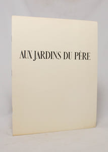 Aux jardins du père. Elégie.