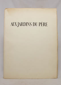 Aux jardins du père. Elégie.