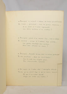 Aux jardins du père. Elégie [copie manuscrite par l'auteur].