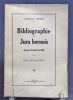 Bibliographie du Jura bernois. Ancien évêché de Bâle.. AMWEG Gustave; ROSSEL Virgile (préf.):