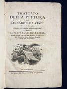 Trattato della Pittura di Lionardo Da Vinci nuovamente dato in luce con la vita dell'istesso autore scritta da Rafaelle Du Fresne. Si sono aggiunti i tre Libri della Pittura, ed il Trattato della Statua di Leon Battista Alberti con la Vita del medesimo. par VINCI Leonardo; ALBERTI Leon Battista: - Image 1
