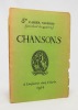 Chansons.. RAMUZ Charles Ferdinand: