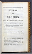 Le cocu consolateur [suivi de ] Sermon pour la consolation des cocus... [suivi de] Sermon d'un codelier à des voleurs qui lui demandoient de l'argent ou la vie. par [CARON Pierre-Siméon]; Anonyme;: - Image 4