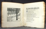Almanach. Cahier de vers, ornementé par Théo van Rysselberghe.. VERHAEREN Emile: