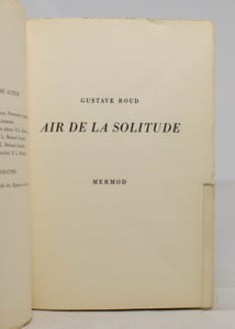 Air de la solitude.