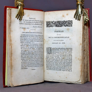 Réflexions, sentences et maximes morales de La Rochefoucauld. Avec une préface de C-A. Sainte-Beuve.. LA ROCHEFOUCAULD François de:
