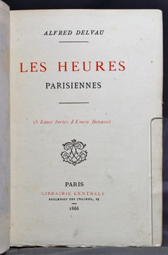 Les heures parisiennes.. DEVAUX Pierre: