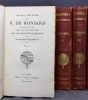 Oeuvres complètes de P. de Ronsard. Nouv. éd. publiée sur les textes les plus anciens avec les variantes et des notes par M. Prosper Blanchemain. I à ...