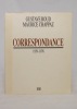 Correspondance 1939-1976.. ROUD Gustave; CHAPPAZ Maurice; JAQUIER Claire & RIBEAUPIERRE Claire de (notes):
