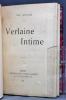Verlaine intime rédigé d'après les documents recueillis sur le Roi des Poètes par son ami et éditeur Léon Vanier.. [VERLAINE] DONOS Ch.: