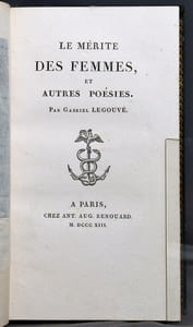 Le mérite des femmes et autres poésies.