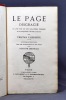 Le page disgracié ou l’on voit de vifs caractères d’hommes de tous tempéramens et de toutes professions. Avec une introduction et des notes par ...