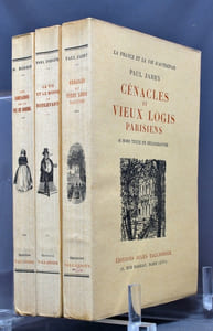 La France et la vie d'autrefois. I: La vie et le monde du boulevard (1830-1870) (Un dandy: Nestor Roqueplan) - II: Cénacles et vieux logis parisiens - III: Les compagnons de la vie de bohème. Mimi, Musette, Murger, Baudelaire, Schaunard, Champfleury,...