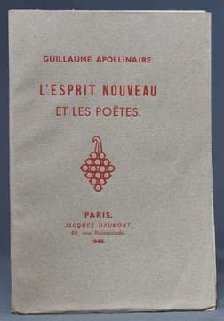 L'esprit nouveau et les poëtes.. APOLLINAIRE Guillaume:
