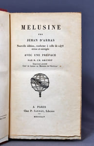 Melusine. Avec une préface par M. Ch. Brunet.