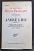 La Nouvelle Revue Française, novembre 1951. Hommage à André Gide 1869-1951. Hommage de l'étranger - Gide dans les lettres - André Gide tel que je l'ai ...