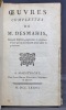 Oeuvres complettes de M. Desmahis. Nouvelle édition, augmentée de plusieurs pièces qui ne se trouvent point dans la précédente.. DESMAHIS ...