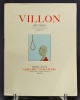 Villon (oeuvres).. VILLON François:
