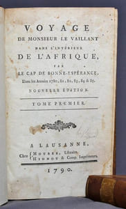 Voyage de Monsieur Le Vaillant dans l’intérieur de l’Afrique, par le Cap de Bonne-Espérance, dans les années 1780, 81, 82, 83, 84 & 85. Nouvelle édition.