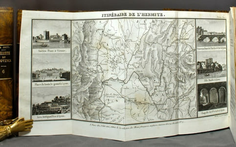 Observations sur les moeurs et les usages parisiens [français / des Italiens / des Anglais] au commencement du XIXe siècle. L'hermite de la Chaussée d'Antin I à V - Guillaume le franc-parleur, suite de L'hermite de la Chaussée d'Antin I & II - L'hermite de la Guiane I à III - L'hermite en province I à XII - Les hermites en prison I & II - Les hermites en liberté I à IV - L'hermite en Italie I à IV - L'hermite à Londres I à III - L'hermite rôdeur I & II.