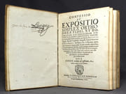 Confessio et expositio simplex orthodoxae fidei, et dogmatum catholicorum syncerae religionis christianae, concorditer ab ecclesiae Christi ministris, qui sunt in Helvetia, Tiguri, Bernae, Scaphusij, Sangalli, Curiae rhetorum et apud confoederatos, Mylhusij item, et Biennae, quibus adjunxerunt se et Genevensis Ecclesiae ministri, edita in hoc, ut universis testentur fidelibus, quod in unitate verae & antiquae Christi Ecclesiae, perstent [...]. par [BULLINGER Heinrich]: - Image 2