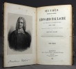 Oeuvres historiques et littéraires de Léonard Baulacre, ancien bibliothécaire de la République de Genève (1728 à 1756). Recueillies et mises en ordre ...