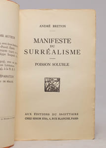 Manifeste du surréalisme - Poisson soluble.