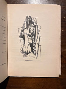 Les mamelles de Tirésias drame surréaliste en deux actes et un prologue. Avec la musique de Germaine Albert-Birot et sept dessins hors texte de Serge Férat.