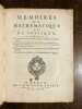 Mémoires de mathématique et de physique, contenant Un traité des épicycloïdes, & de leurs usages dans la mechaniques. L'explication des principaux ...