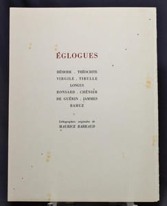 Eglogues.