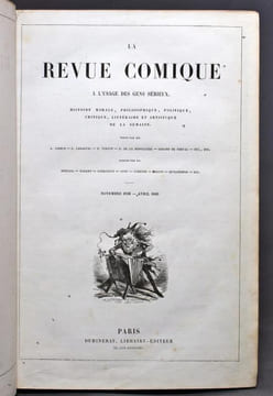 La revue comique à l'usage des gens sérieux. Histoire morale, philosophique, politique, critique, littéraire et artistique de la semaine. Novembre ...