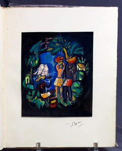 Recueil d'autographes des membres de l'Association des écrivains vaudois, formant pièce unique.