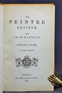 Le peintre graveur. Nouvelle édition [avec] Suppléments au peintre-graveur de Adam Bartsch, recueillis et publiés par Rudolph Weigel.
