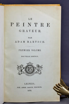Le peintre graveur. Nouvelle édition [avec] Suppléments au peintre-graveur de Adam Bartsch, recueillis et publiés par Rudolph Weigel.. BARTSCH Adam; ...