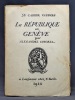 La République de Genève.. CINGRIA Alexandre: