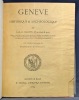 Genève historique et archéologique [suivi de] Genève historique et archéologique. Supplément.. GALIFFE [Jean-Barthélémy-Gaïfre]: